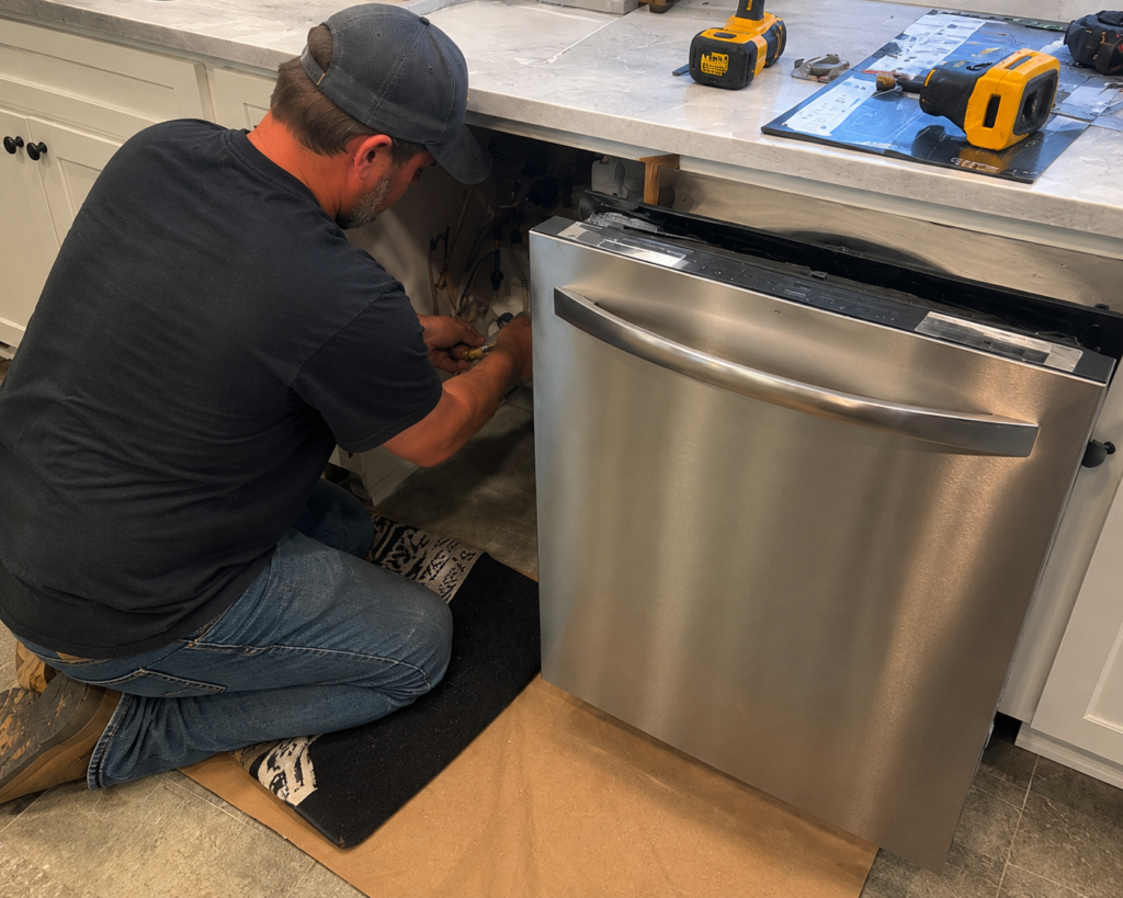 dishwasher installation new braunfels san antonio austin